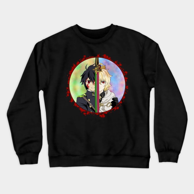 Seraph of the end - Demon's form Crewneck Sweatshirt by Nykos